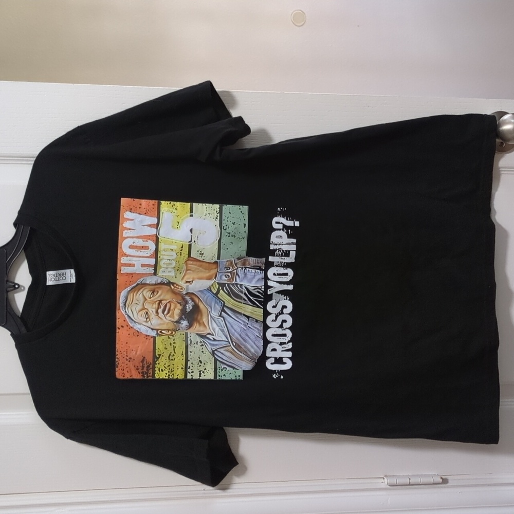 Sanford And Son Black T-shirt Unisex Size L